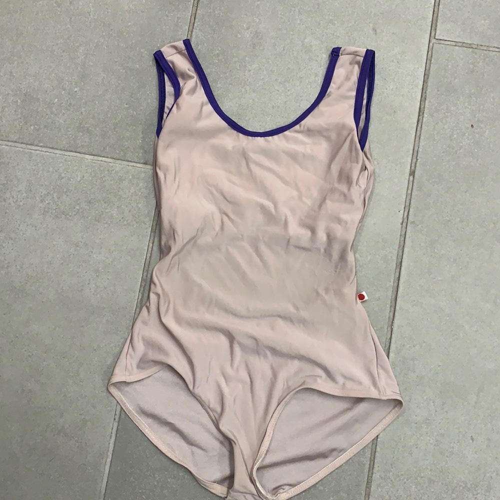 Light pink and purple Yumiko leotard